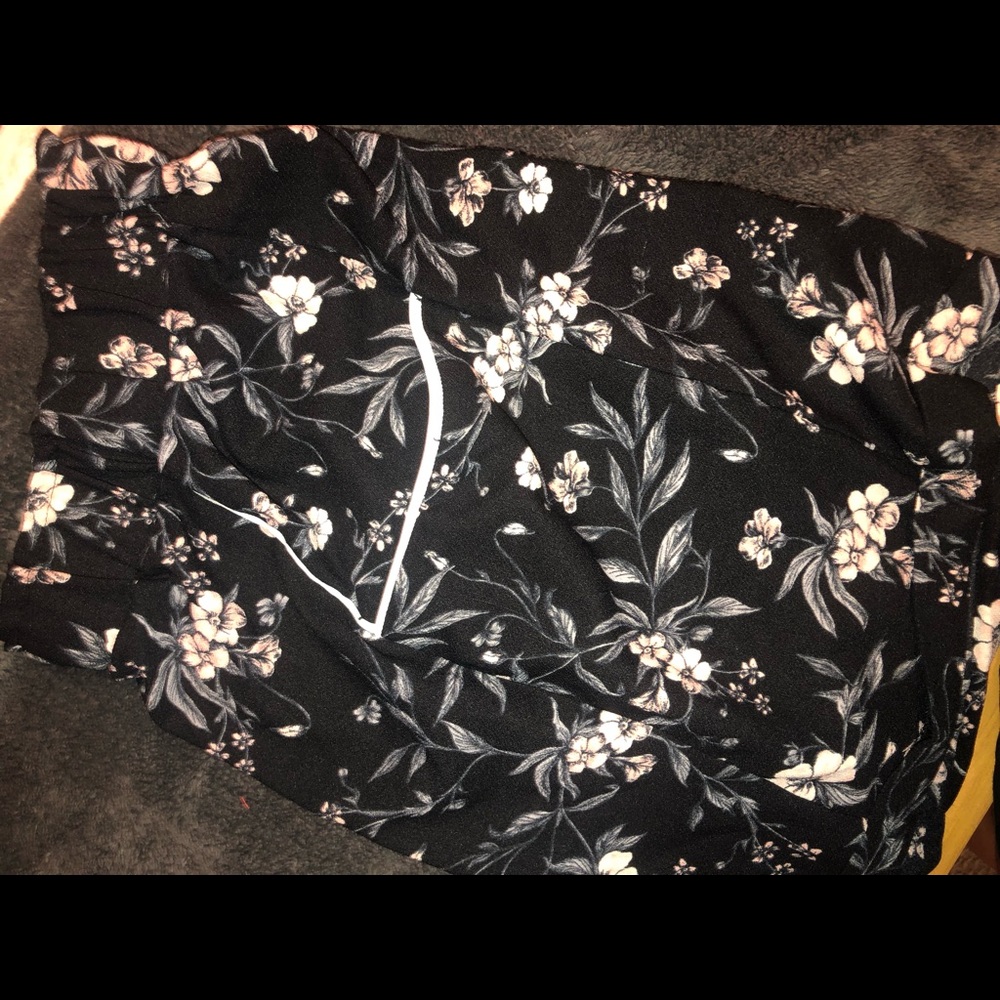 free press high waisted flowy shorts
